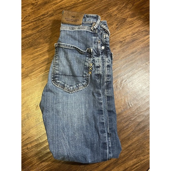 Scotch & Soda loose fit jeans navy | wehkamp